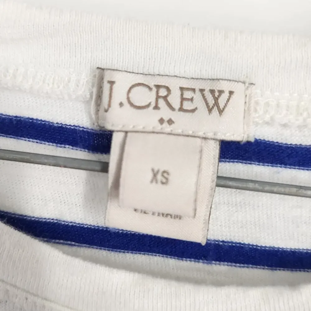 J Crew Short Sleeve Striped Top Womens Size Extra Small XS